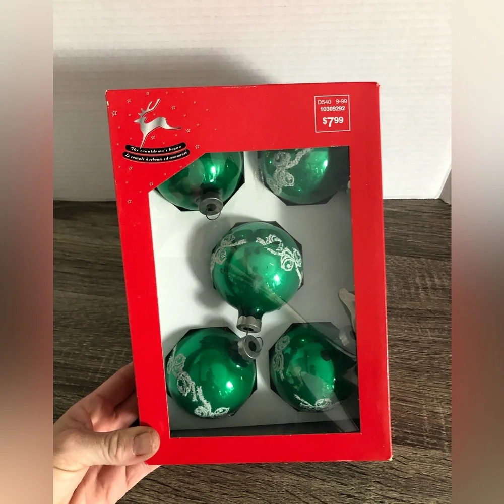 1990s Canadian Made Glass Ornaments